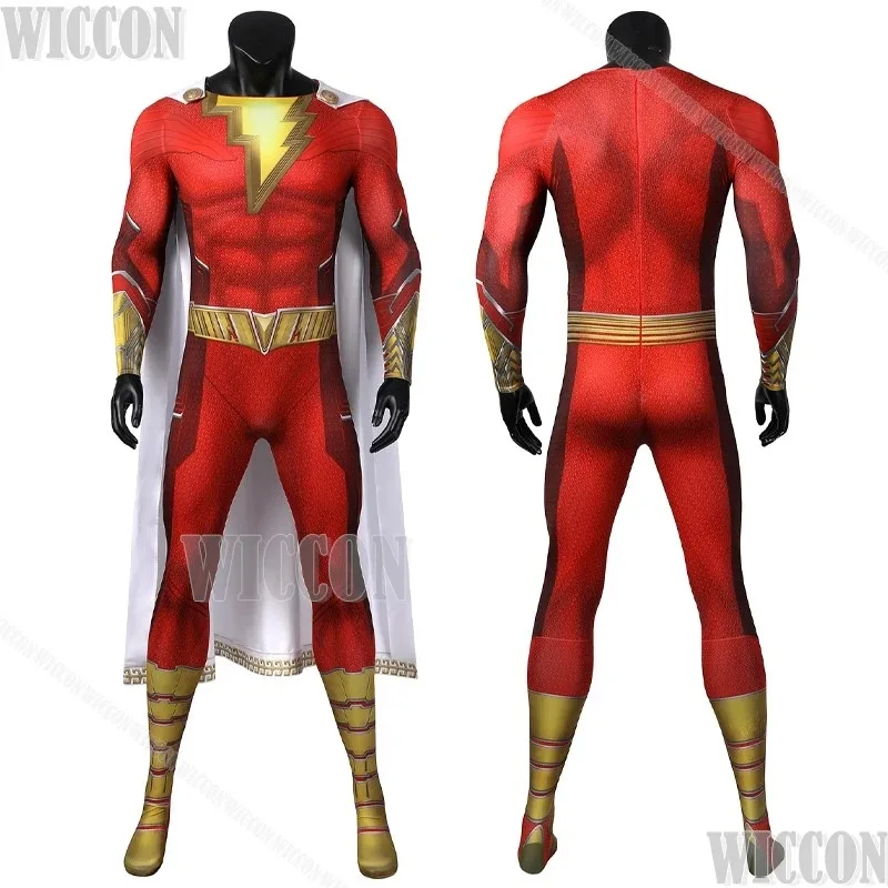 

Красный комбинезон Часы Shaaz Malam Косплей Костюм Fury of the Gods Мужская одежда Герой Комплект Хэллоуин Ролевая игра Рождество Customizeda