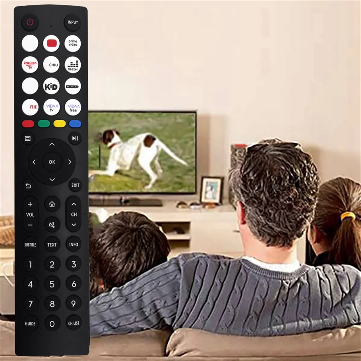 A57G-استبدال جهاز التحكم عن بعد EN2P36H لجهاز التحكم عن بعد لتلفزيون Hisense الذكي LED LCD بدون صوت