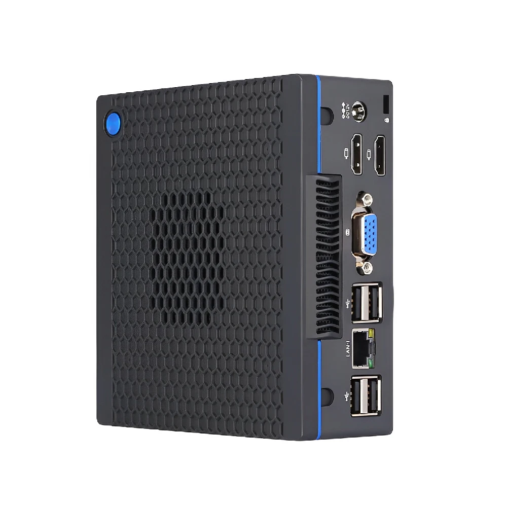 HUNSN Mini PC, Desktop Computer,HTPC,NUC,I5 6200U 6300U,BH23,Windows 11 Pro/Linux Ubuntu,PXE,WOL,LAN,VGA,2HDMI,Type-C,Lock Slot