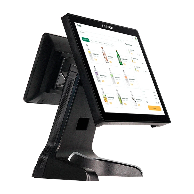 ATV&UTVHBA-S100 Electronic Touch Screen All-in-One POS System Cash Register and Cashier Machine for Restaurants