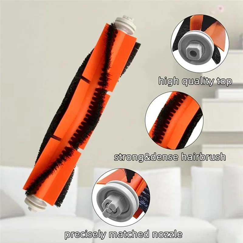 AA80-Hauptseitenbürste Filter Bürstenabdeckung Teile für Dreame Bot D9 / D9 Pro / D9 Max L10 Pro Roboterstaubsauger Teile