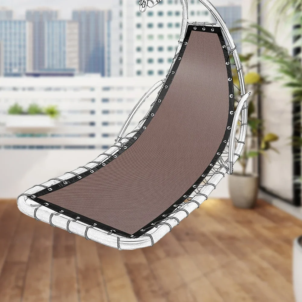 Textilene Hanging Swing Chair Replacement Seat Cloth 64x197x23CM Garden Swing Replacement Seat Cloth Waterproof Dustproof