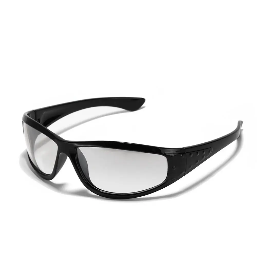 Y2K Silber Sonnenbrille Farbe ausgehöhlt Zukunft Sinn für Technologie Hot Girls Net Red Sonnenbrille Frauen Sonnenbrille trendige Männer