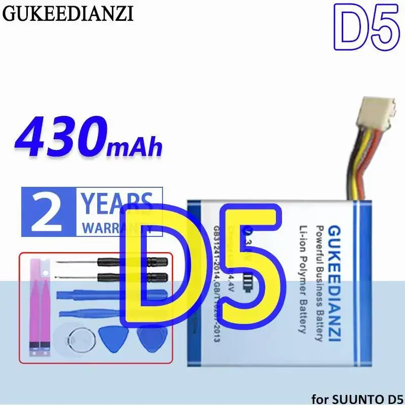 

For Suunto D5 Watch 175-8141 430Mah Fast Charging Smart Battery