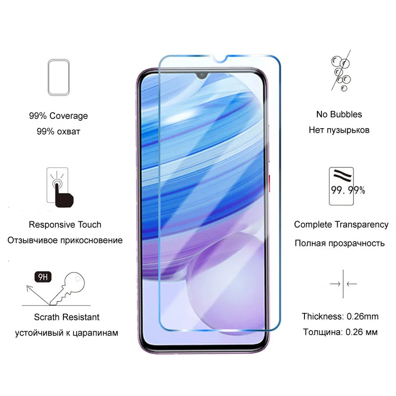 4IN1 Tempered Glass for Redmi Note 9 Pro 8 Pro 9S 8T Camera Lens Film Screen Protector on Xiaomi Redmi 9 9T 9A 9C 8A Phone Glass