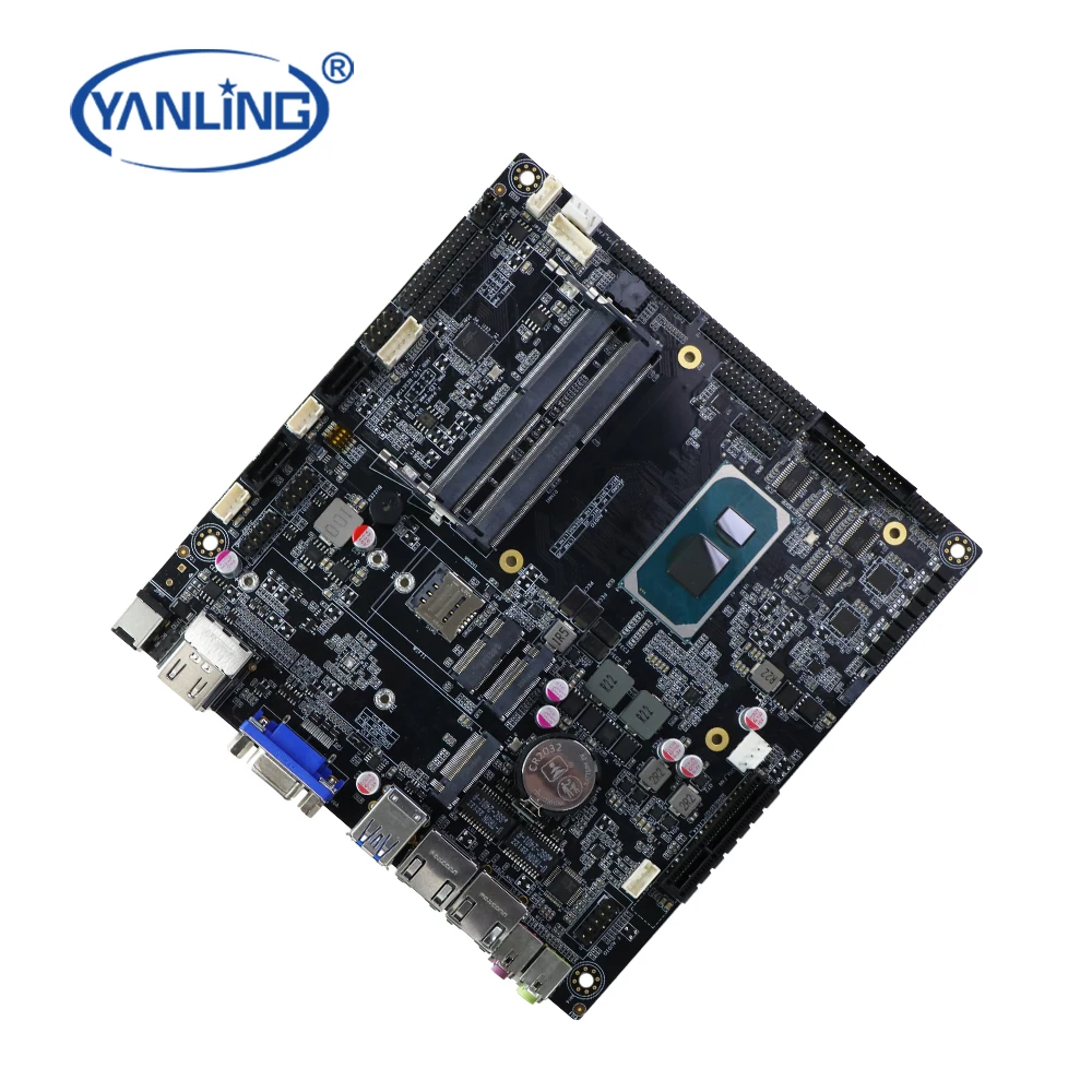 11th Generation Intel Tiger Lake UP3 Series Single Channel DDR4 Memory New Industrial Mini PC Motherboard 170x170mm