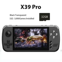 POWKIDDY White X39 Pro Handheld Game Console 4.5 Inch Ips Screen Retro Game PS1 Support Wired Controllers Children's gifts
