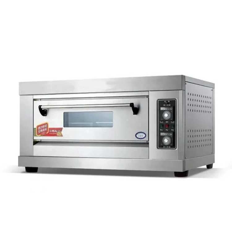 Double Deck Countertop Commercial Pizza Snack Oven Electric with Two Independent Chambers