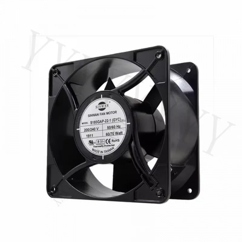 Y+ PARA SINWAN S180GAP-22-1 200-240V 60/70W 17689 17,6 CM ventilador de refrigeración del gabinete