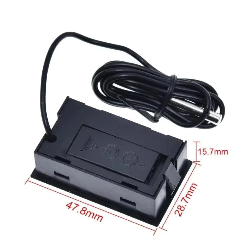 New Mini Convenient Digital LCD Thermometer Sensor Hygrometer Gauge Refrigerator Aquarium Monitoring Display Humidity Detector