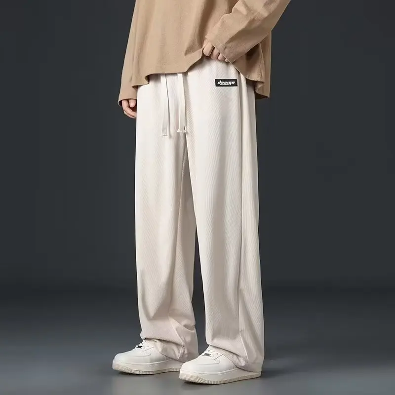 2024 Male Fashion Simple Trousers y2k Men\'s Joggers Pants korean reviews many clothes Loose Outdoor Pants Casual Joggers Hip Hop