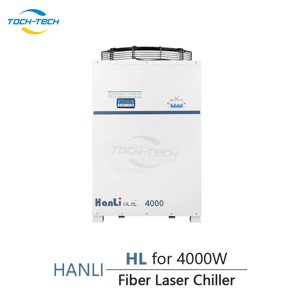 Water Chiller HANLI HL 4000W 6000W 8000W Industrial Water Cooler Fiber Laser Chiller For Cutting Machine