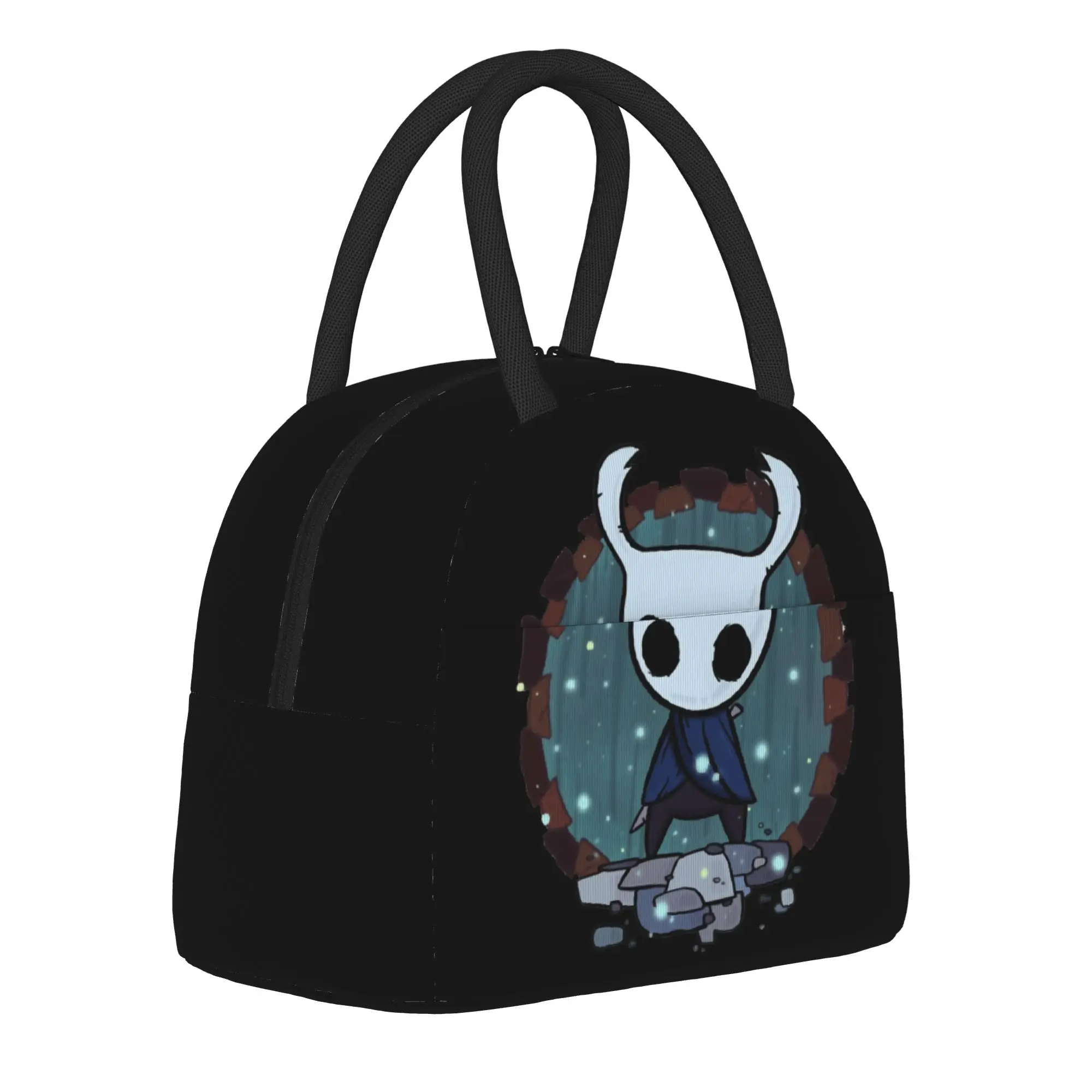 Hollow Knight Adventure Game  Insulated Lunch Bag Cooler Bag Reusable,Lunch Container  Leakproof Tote Lunch Box Bento Pouch