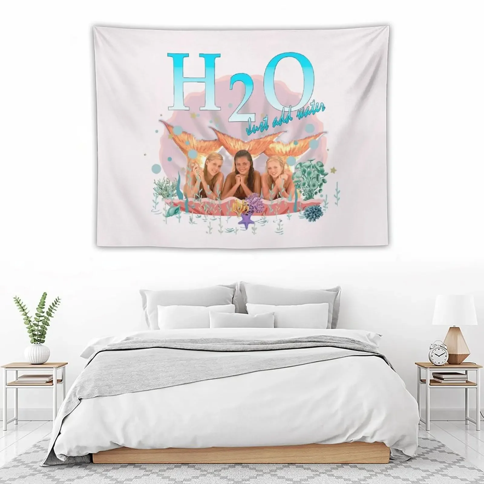 H2O Tapestry House Decor Mushroom Korean Room Decor Tapestry