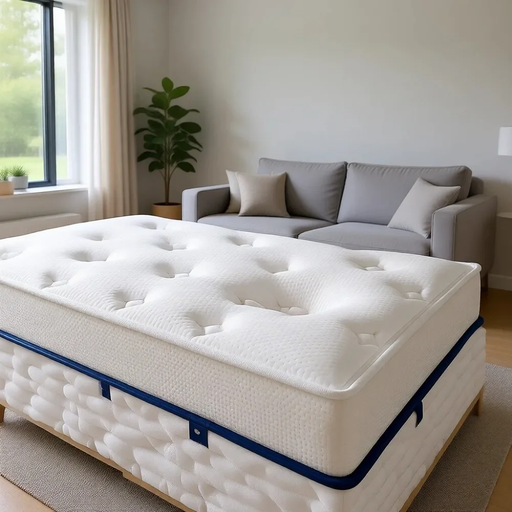 12 Inch Hybrid Mattress with Cooling Gel and Pocket Springs for Medium Firm Support