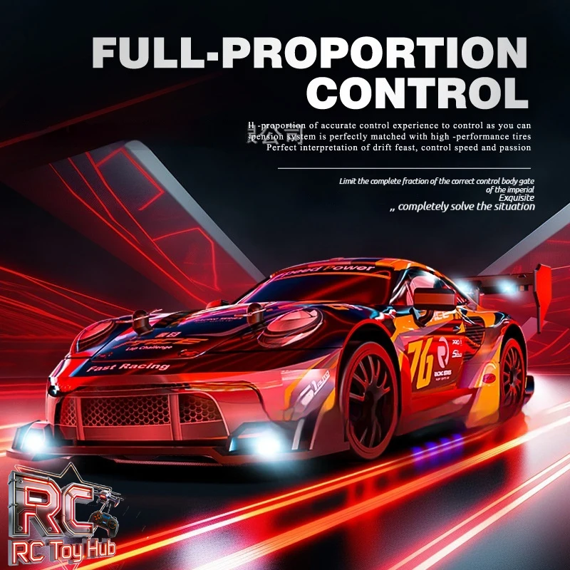 

Новая радиоуправляемая дрифт-машина RC1:24 в полном масштабе, высокоскоростная, 4WD, с подсветкой, модель гоночного автомобиля