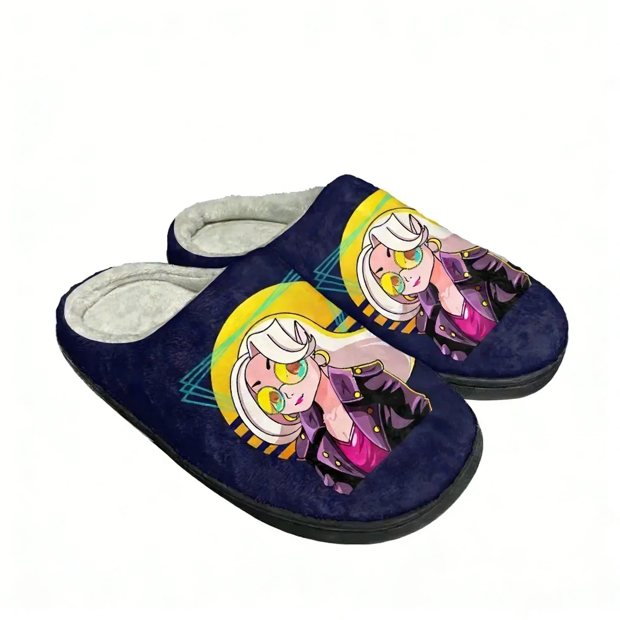 

Модные хлопковые тапочки в стиле 80-х для мужчин, женщин и подростков, плюшевые, повседневные, теплые, комфортные, термостойкие