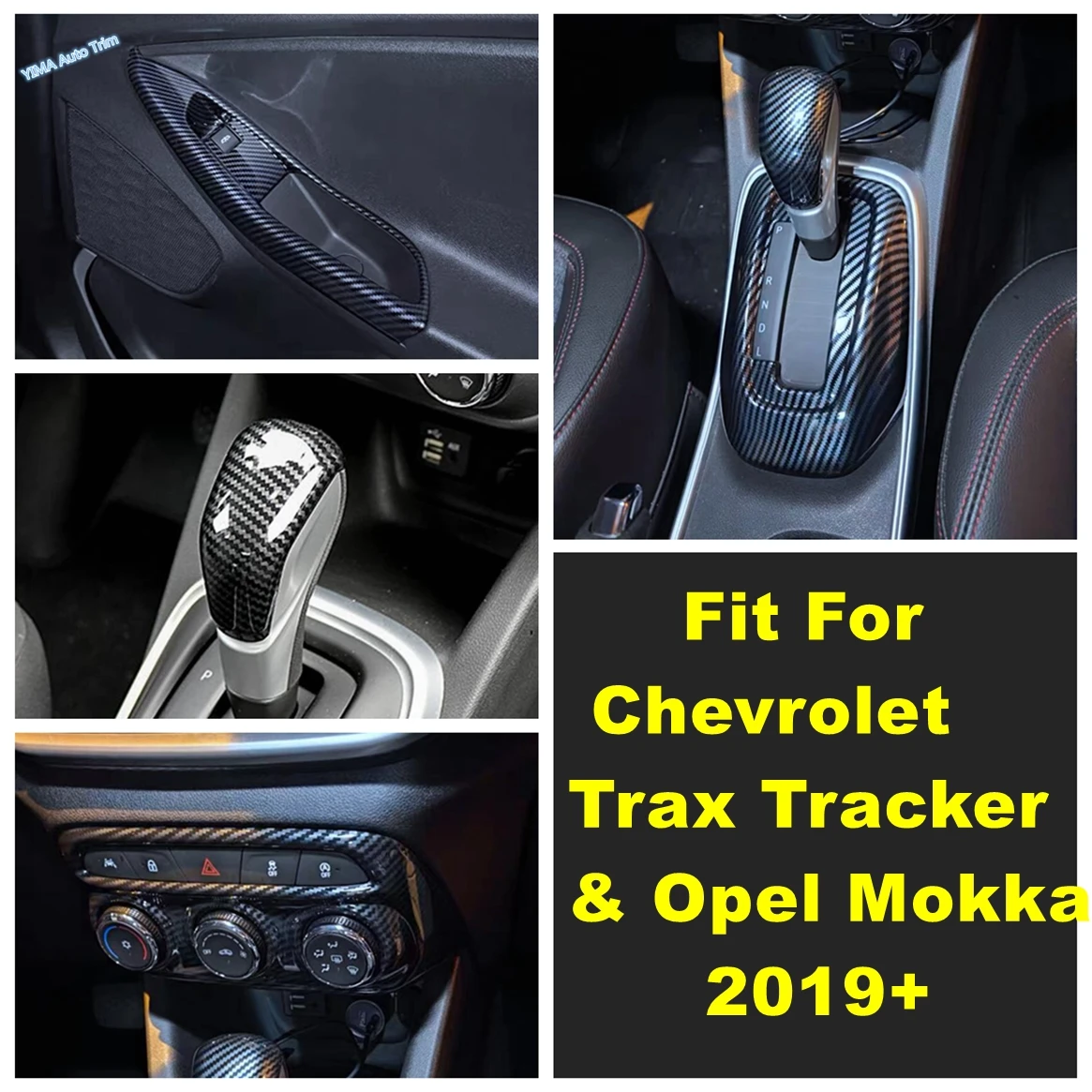 

Window Lift Button / Upper Air Outlet / Gear Shift Box Cover Trim For Chevrolet Trax Tracker & Opel Mokka 2019 - 2022 Accessorie