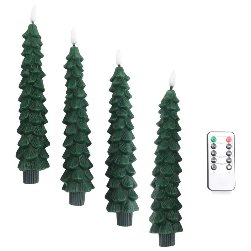 AS94-8X محاكاة شمعة مصباح البارافين الديكور مع مصباح النمذجة جو التحكم عن بعد #5