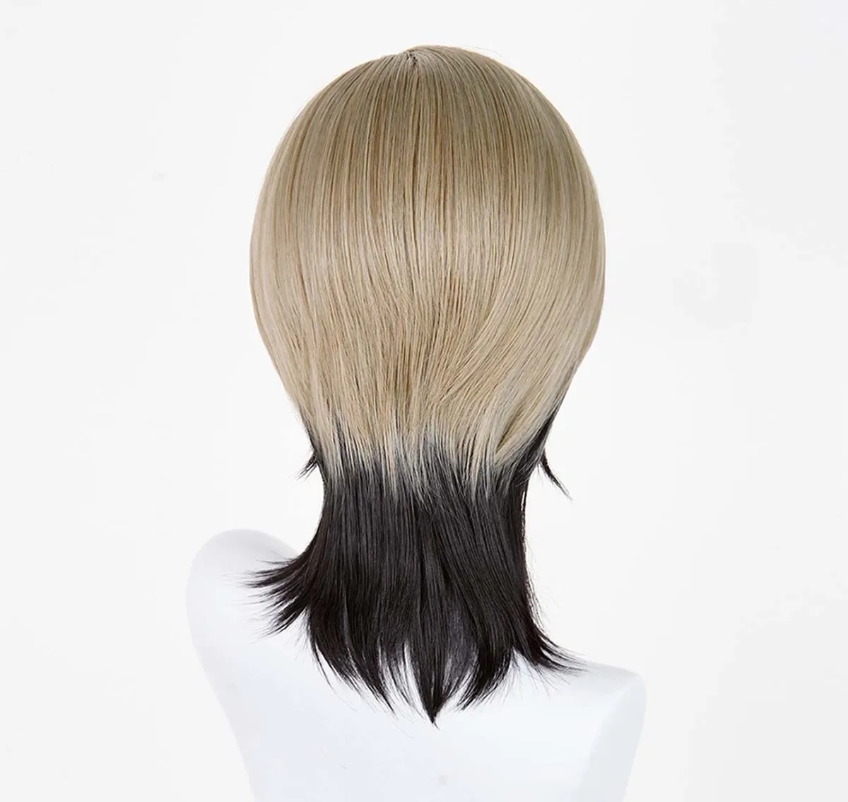 Parrucca mista da uomo Anime Gachiakuta Zanka Nijiku Cosplay marrone nero