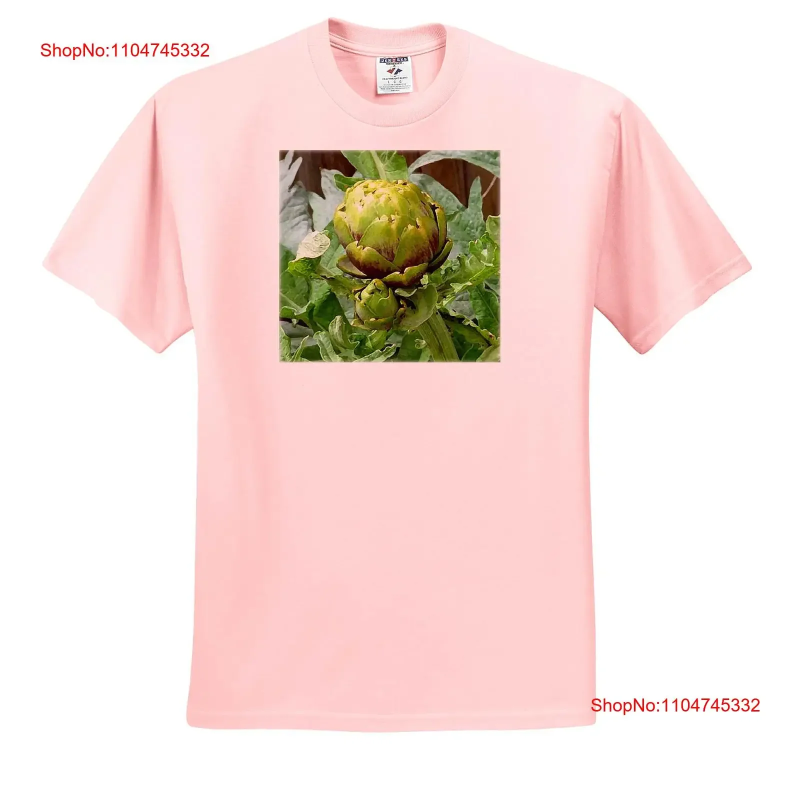 Imagen 3dRose de un alcachofa camiseta vintage lavada Unisex elegante ropa de diseñador gráfico streetwear transpirable