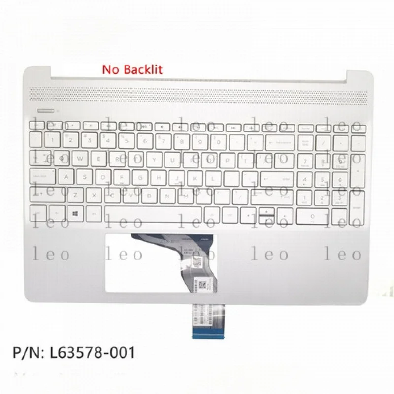 

GG New L63578-001 For HP 15-EF 15-EF0023 15T-DY 15-DY1024 Palmrest Cover Keyboard