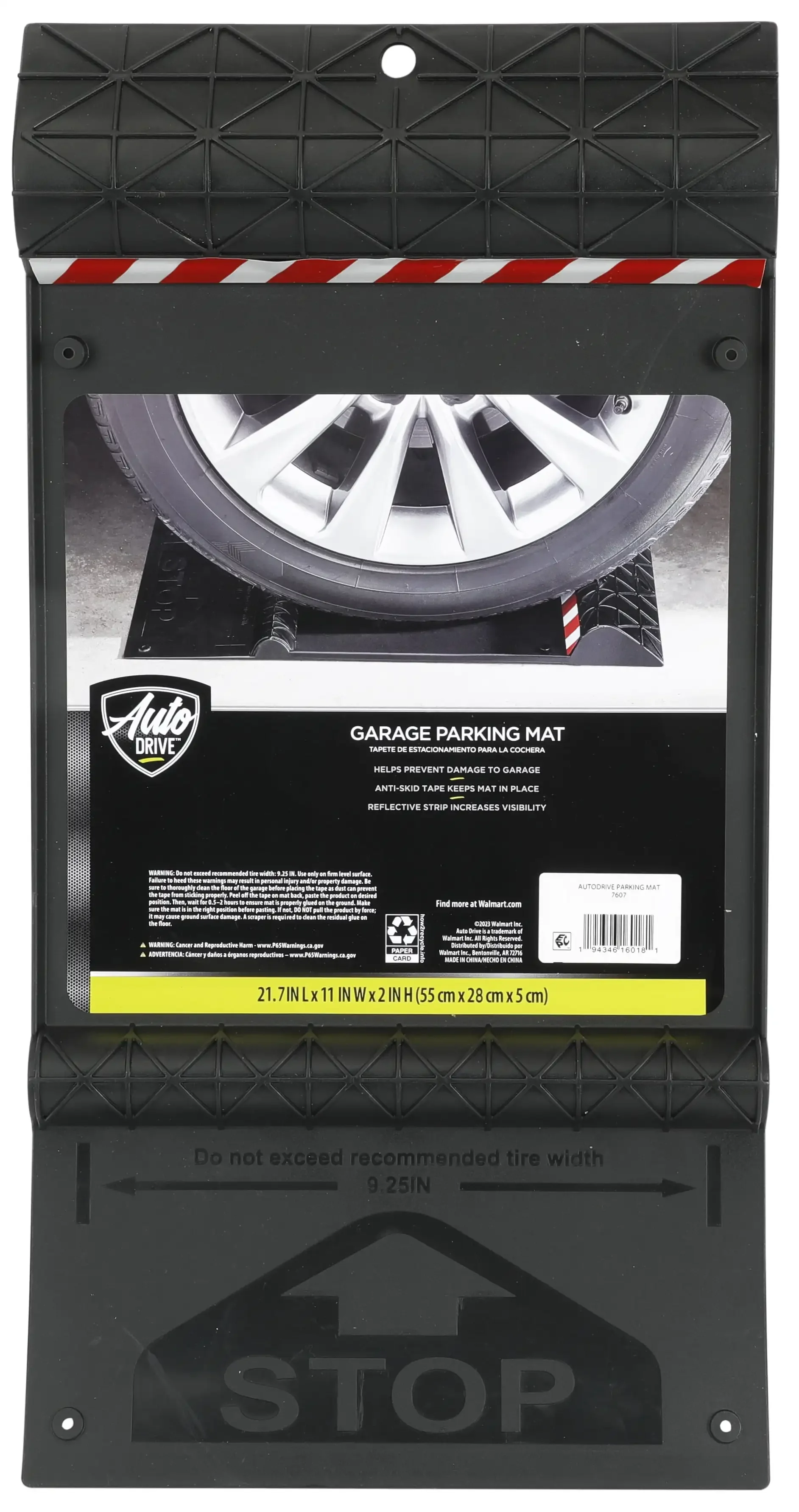 เสื่อจอดรถขับเคลื่อนอัตโนมัติ สีดํา อเนกประสงค์