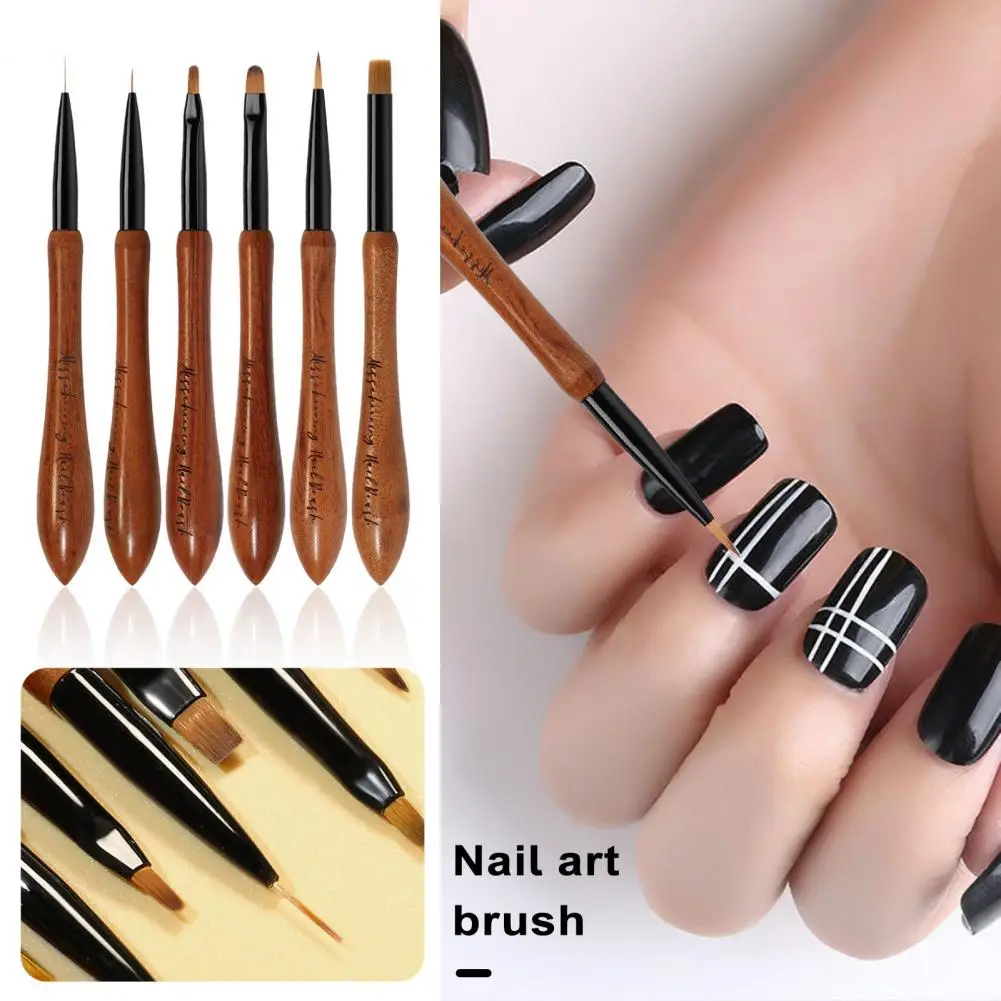 Diy Nail Art Kit Nail Art Brush Set Professional Nail Art Brushes Set for Manicure Painting Fine Detail Diy Tips Drawing Pen