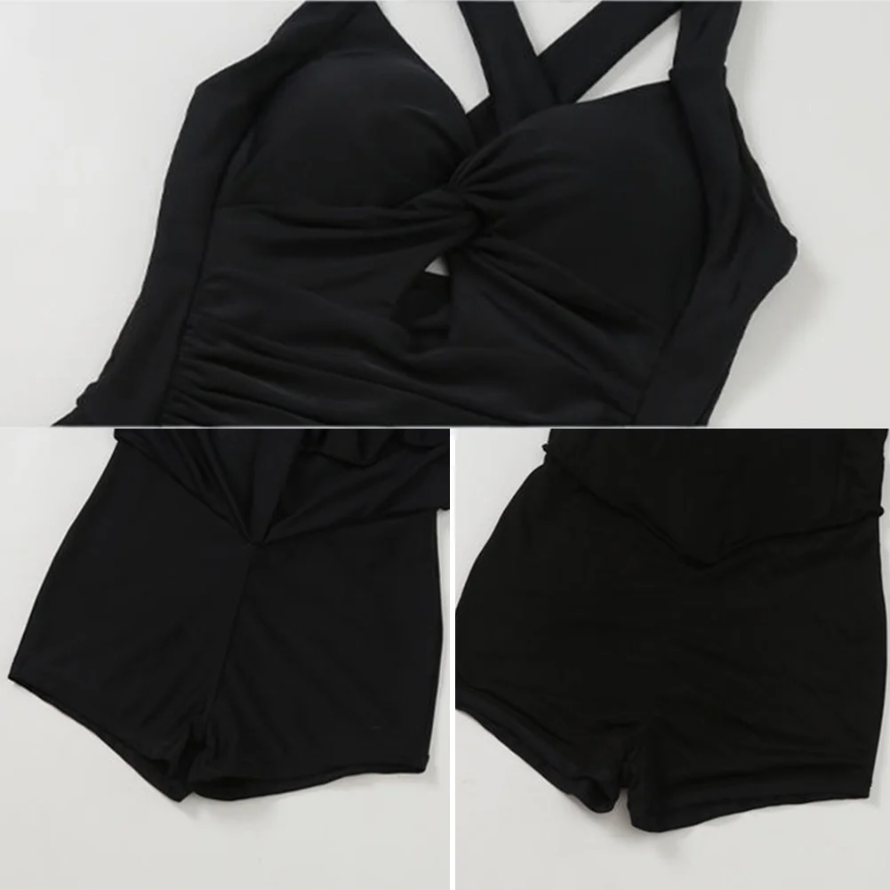 

Women Sexy Hanging Neck High Waist Slimming Swimwear Beach Dress Swimsuit Cute Swimwear Jumpsuit Vacation Women's Swimsuit