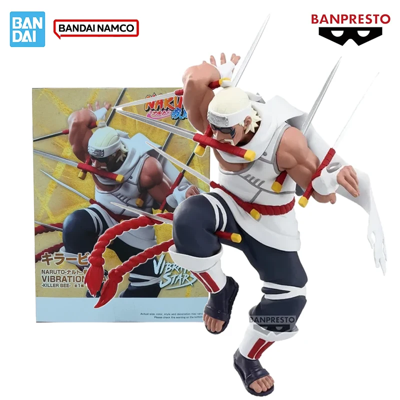 

Bandai Genuine Naruto Banpresto VIBRATION STARS Killer Bee PVC Anime Figure Model Collectible Desktop Toys Boxed Gifts