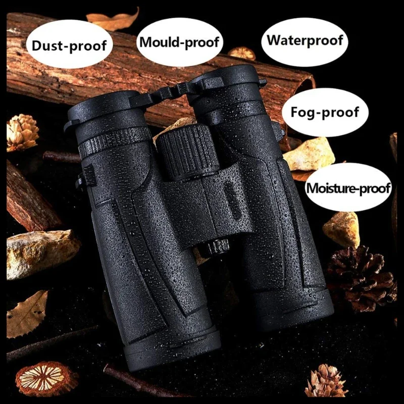 8x42 HD professional binoculars long distance powerful waterproof telescope BAK4 prism telescope suitable for hunting camping