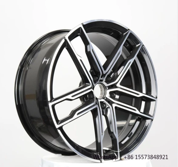 

China Source Factory Glossy Black Machine Face 9.5inch Alloy Wheels 19 Inch Forged Wheels 5x112