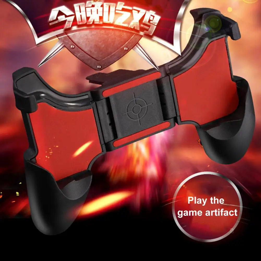Mobile Phone Holder Non-slip Stretch Function Four-finger Linkage Bracket ABS Cell Phone Game Joystick Stand for Live Streaming image 3