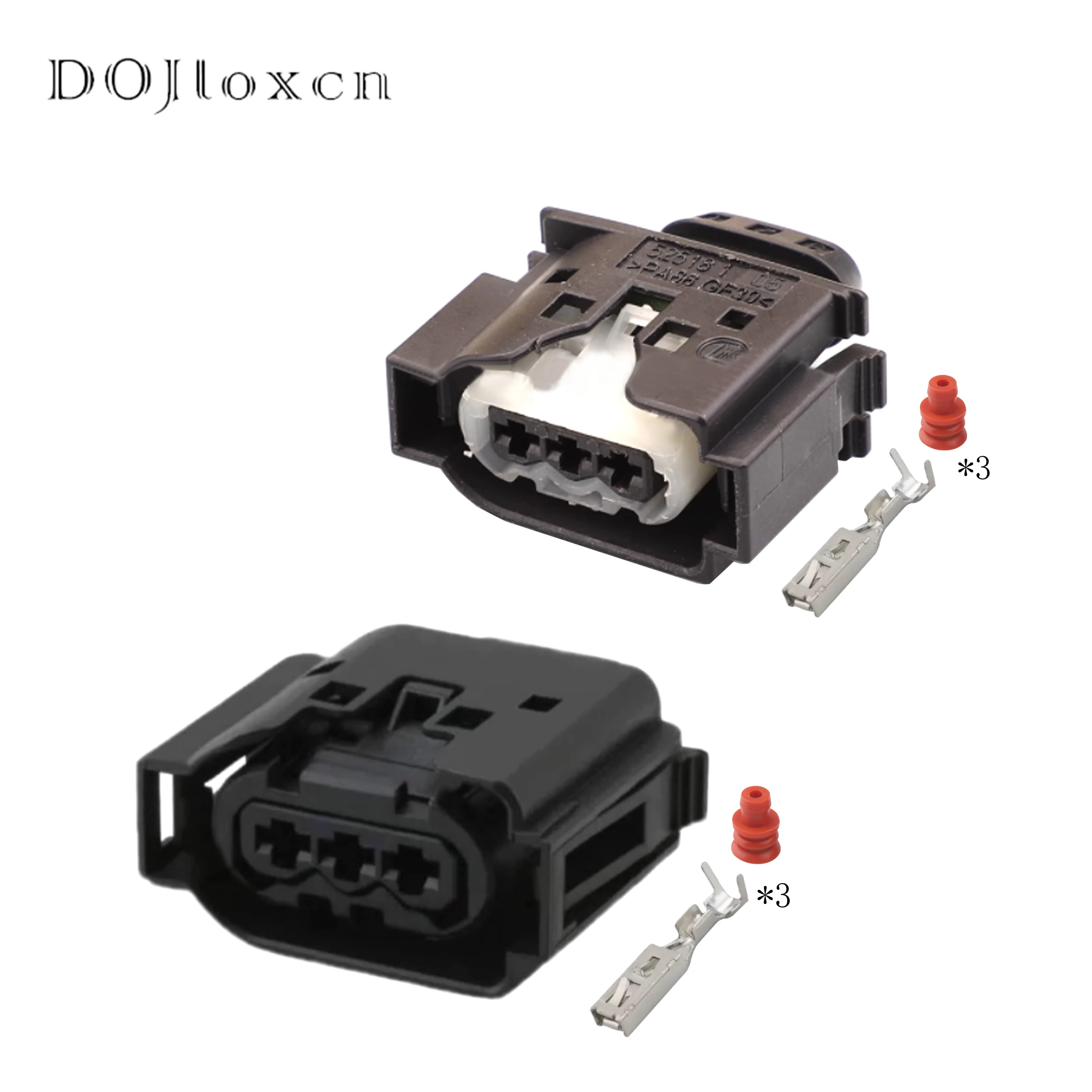 1/5/10/20/50 Sets 3 Pin 09441381 09441382 Auto Waterproof Female Connector Oil level Sensor Plug 09441351 For BMW Benz