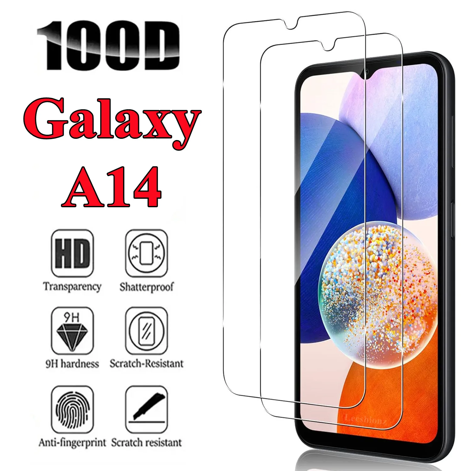 

For Samsung Galaxy A14 4G/5G 9H Screen Protector Glass HD Tempered Glass Film