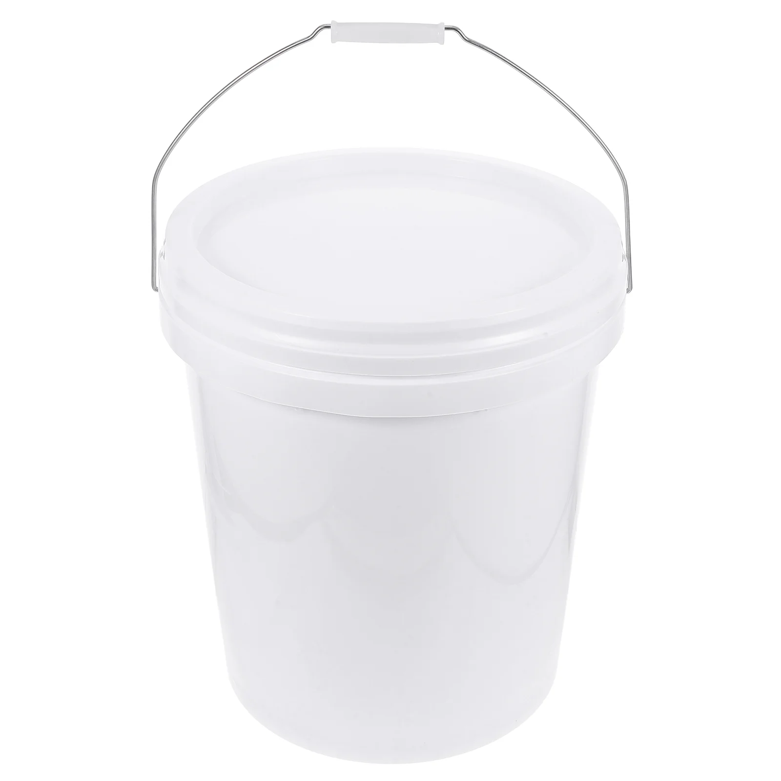10 Liter Bucket with Lid Pu-ke Plastic Barrel Pigment Container Paint Buckets for Painting