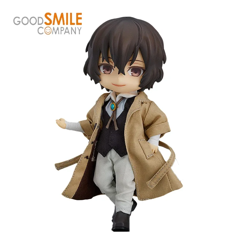 

In Stock Genuine Original Good Smile Dazai Osamu Action Figures Anime Bungo Stray Dogs PVC 13CM Ornaments Model DOLLs Toys Gifts