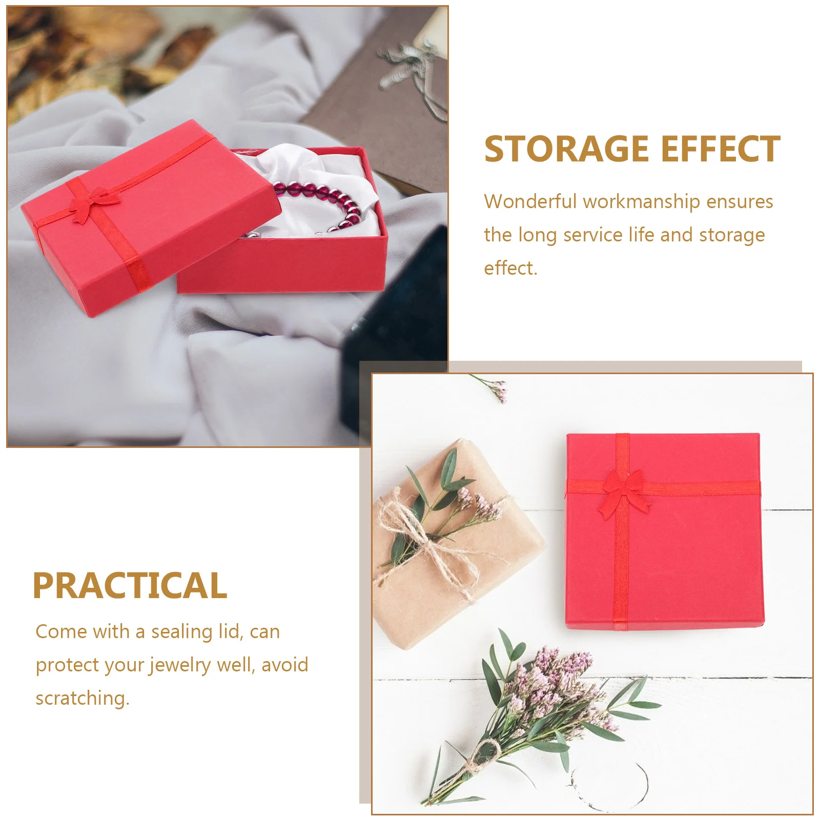 

6 шт., коробка для браслета, компактный держатель для хранения ювелирных изделий, цепочка для часов, подарочная упаковка, чехол, упаковочная коробка в винтажном стиле