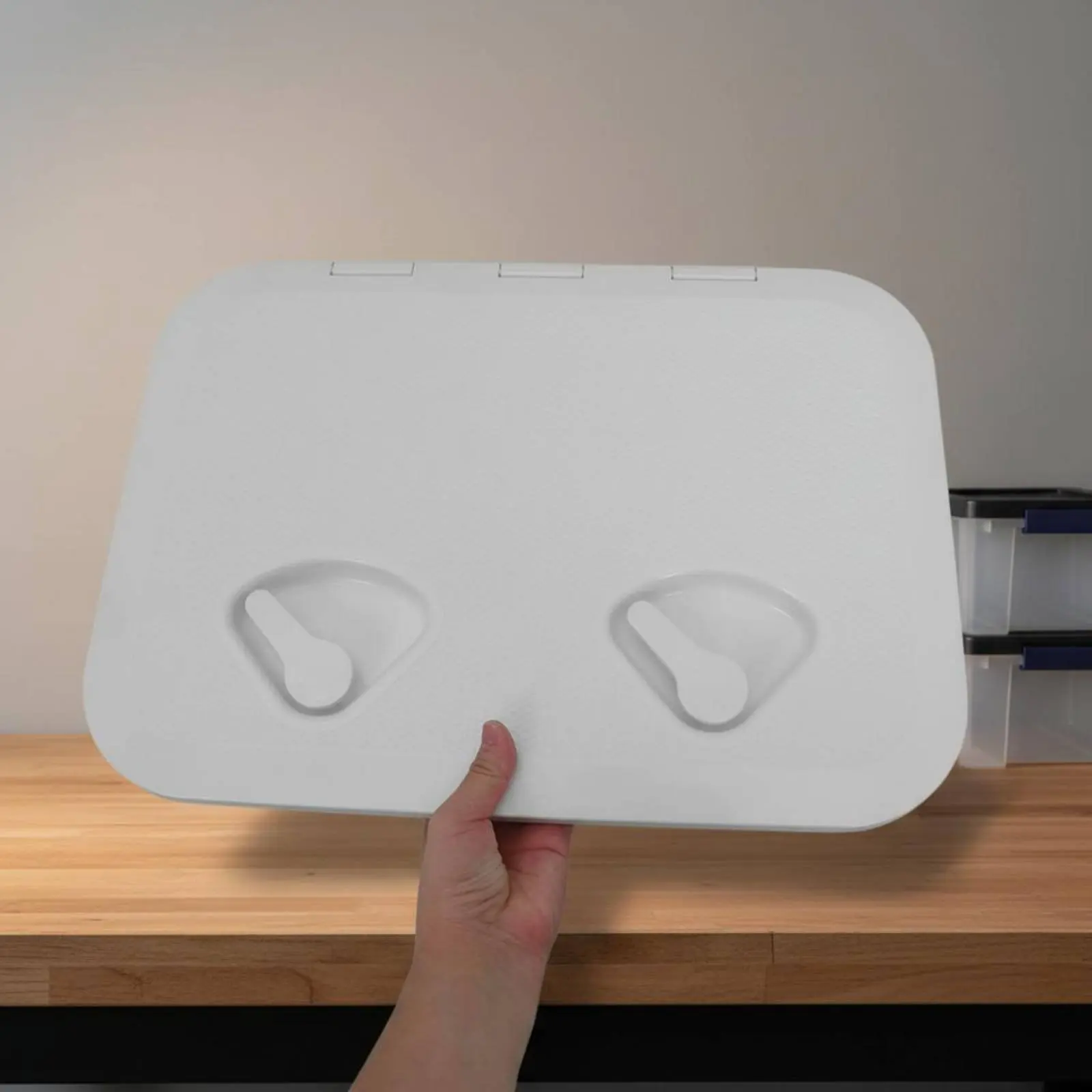 Marine Deck Entry Hatch Anti-Aging ABS Plastic Hatch Cover Weatherproof Corrosion-Resistant for Yacht, Speedboat view 6