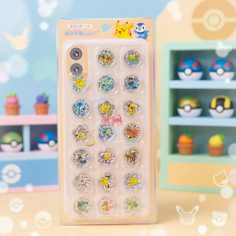 Pokémon Premium 3D Puffy Anime Sticker Pack, Waterproof Epoxy Decals for Laptops, Water Bottles, Phones, Scrapbooks & Gifts