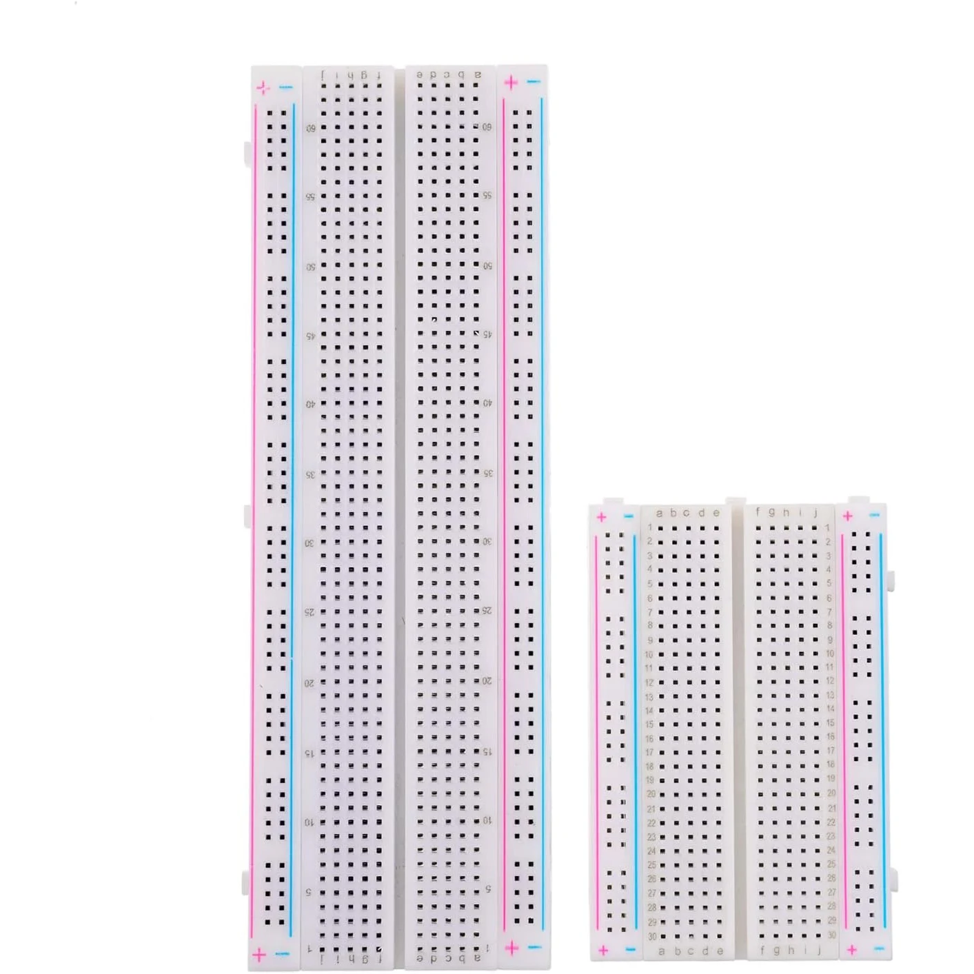 Breadboard Kit with Power Supply Module Jumper Wires Battery Clip, 830 & 400 tie-Points Breadboard for Arduino