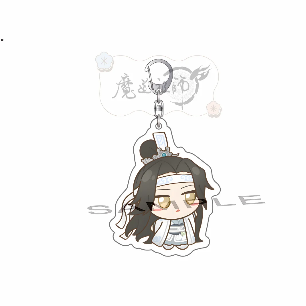 Q The Untamed Mo Dao Zu Shi Grandmaster of Demonic Cultivation Wei Wuxian Lan Wang Acrylic Keychains Bag Charm Pendant Gifts