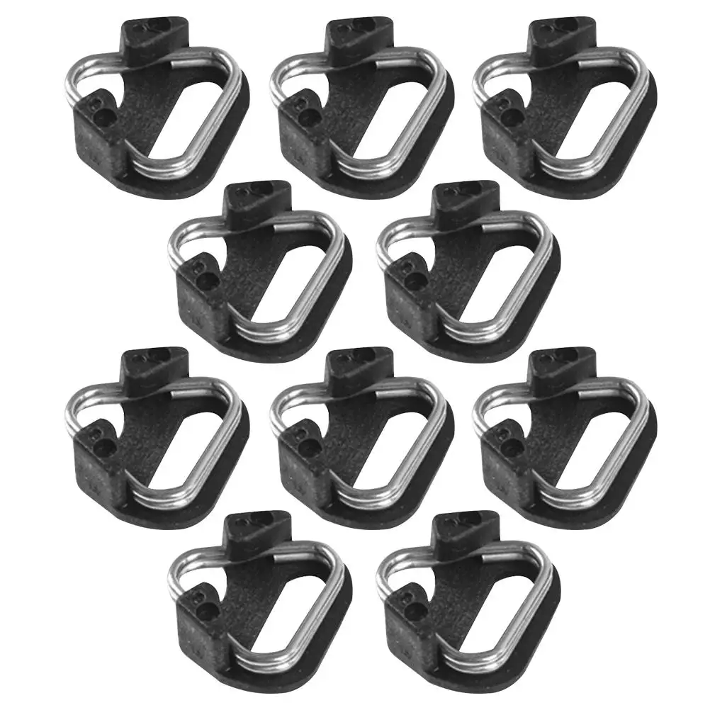 

10 Pcs Camera Strap Accessories Durable Metal Buckles Triangle Adjuster Stainless Steel Harness Split Ring Hook Shoulder Loop