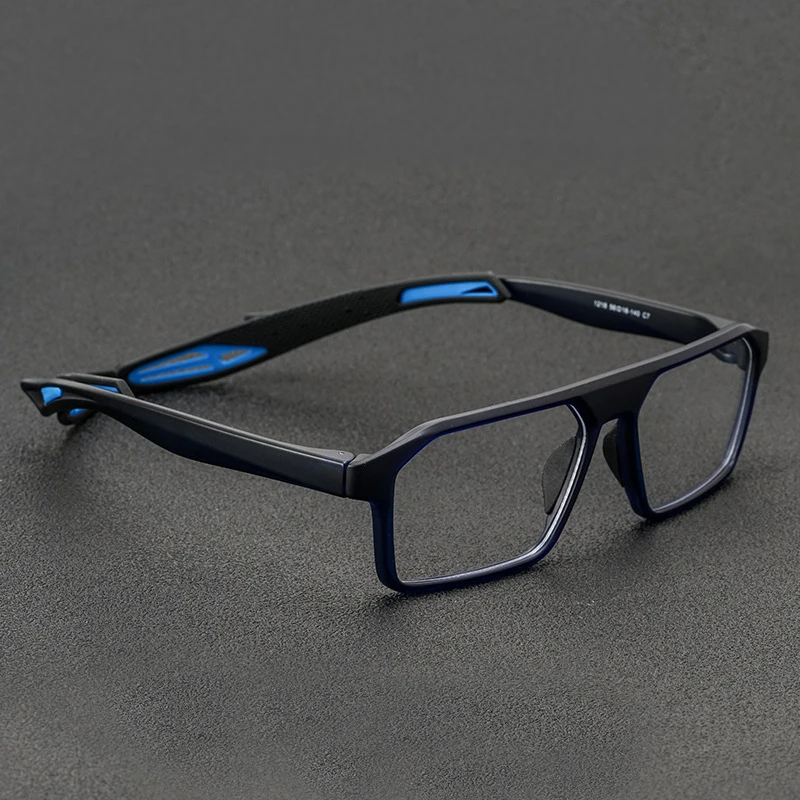 Reven Jate 1218 Glasses Frame Men Sport Style Eyeglasses Spectacles with Clear Transparent Lens Myopia Optical