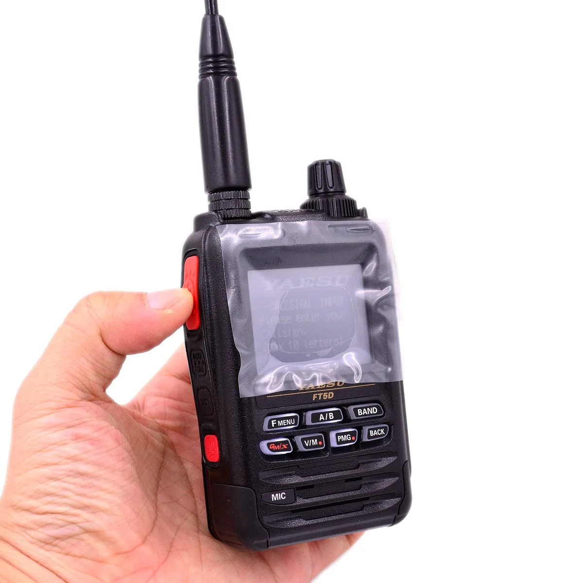 Yaesu FT5D HAM Walkie Talkie C4FM/FDMA 144 430MHz Digital Analog FM Transceiver Color Screen Touch GPS Location APRS Recording