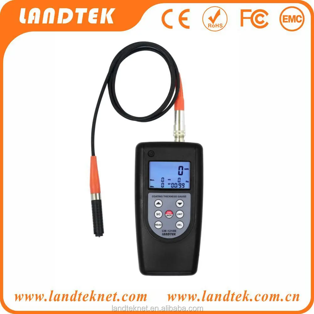 Landtek Functional Coating Thickness Gauge Induction/Eddy Current (F/NF) CM-1210B 0-2000um