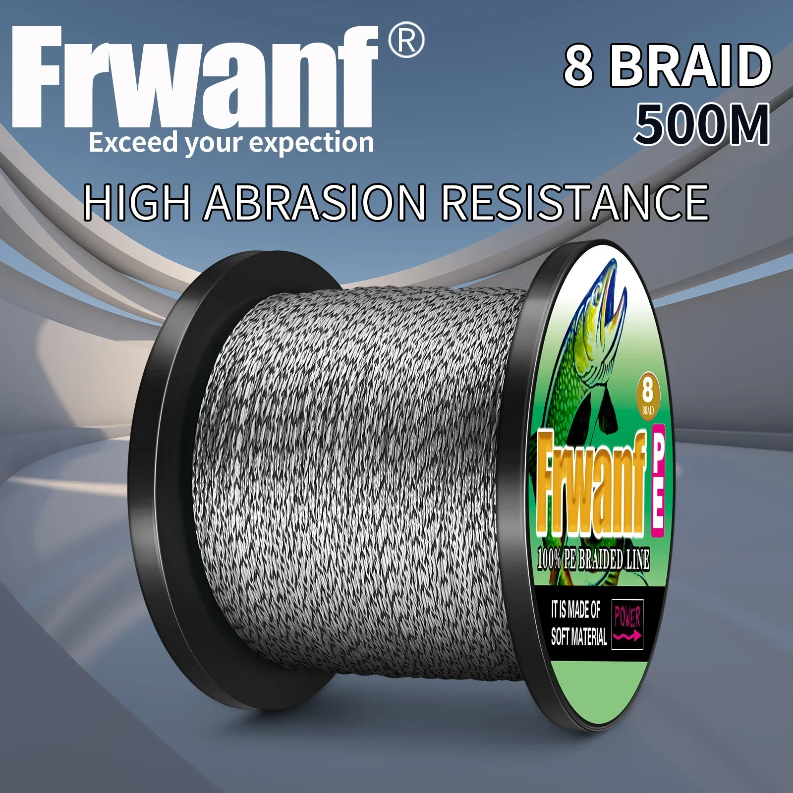 

Frwanf Super Strong 8 нитей 500 м 6-300 фунтов точечная невидимая оплетка леска пяток мультифиламентная полиэтиленовая леска Япония прочный полиэтилен