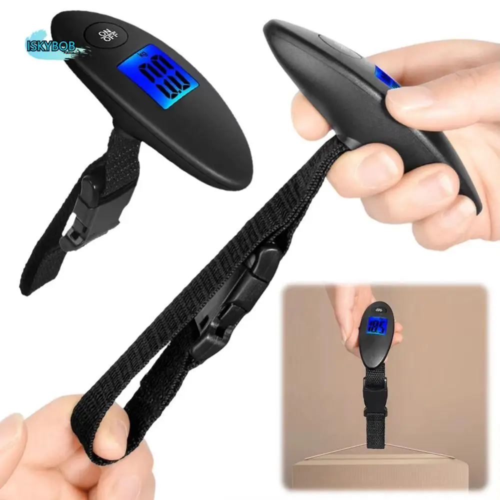 مقياس الأمتعة الإلكتروني على شكل المغزل، مقياس حقيبة صغير محمول كجم/Ib، مقياس وزن متين عالي الدقة للسفر #1