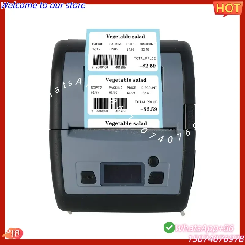 

2026 80mm Portable USB Thermal Printer for Barcode and Receipt Printing 3 Inch Label Printer