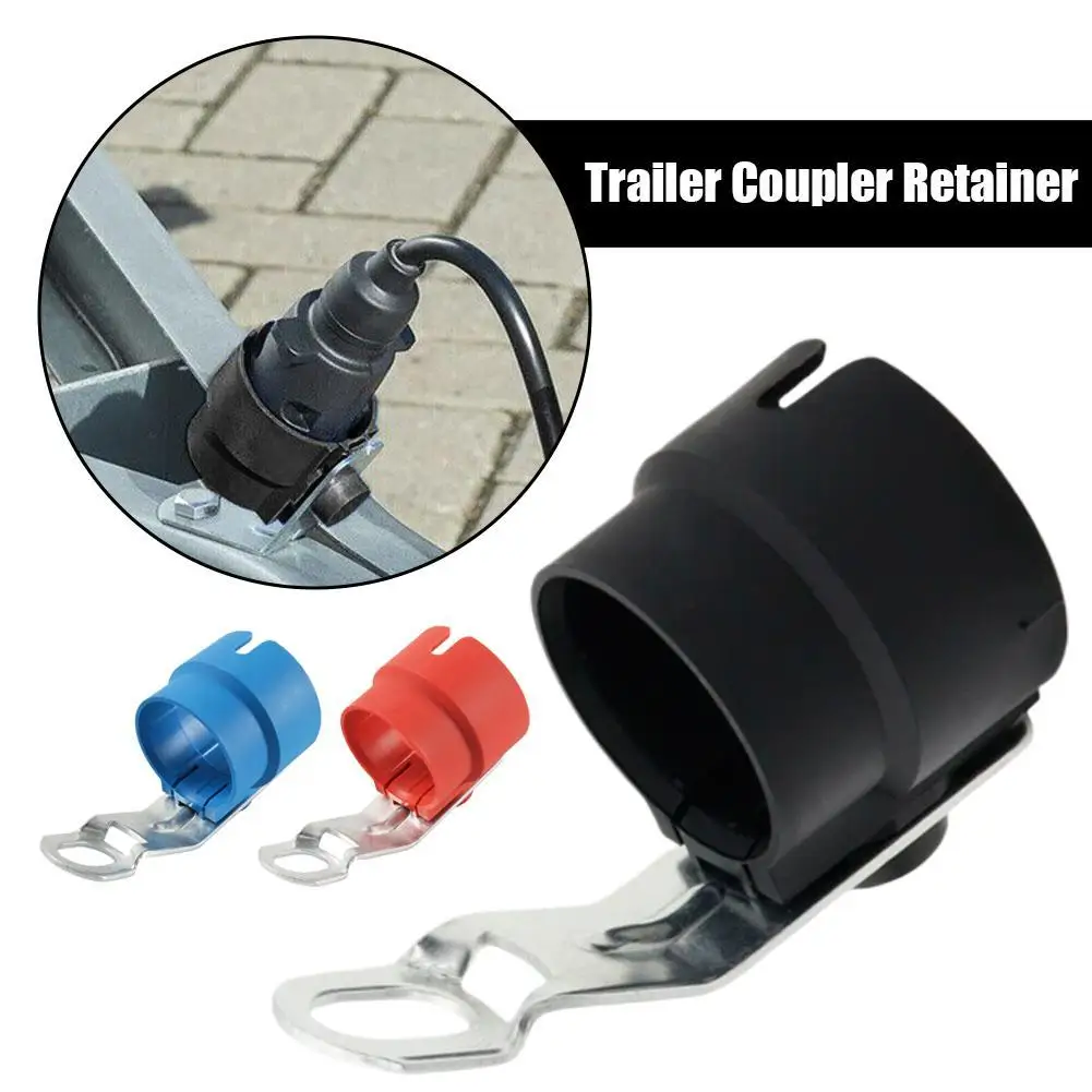 

Trailer Connector Holder for 7 Pin and 13 Pin Plug, Universal Socket Bracket Mount, Anti-Dust Protective Cover